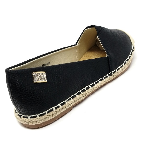 Women Flat Espadrilles, E-2815, Black - Picture 3 of 5